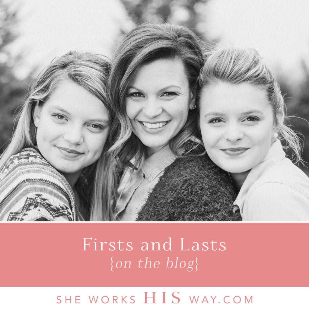 May 11 Blog - Firsts and Lasts Blog by Somer Phoebue