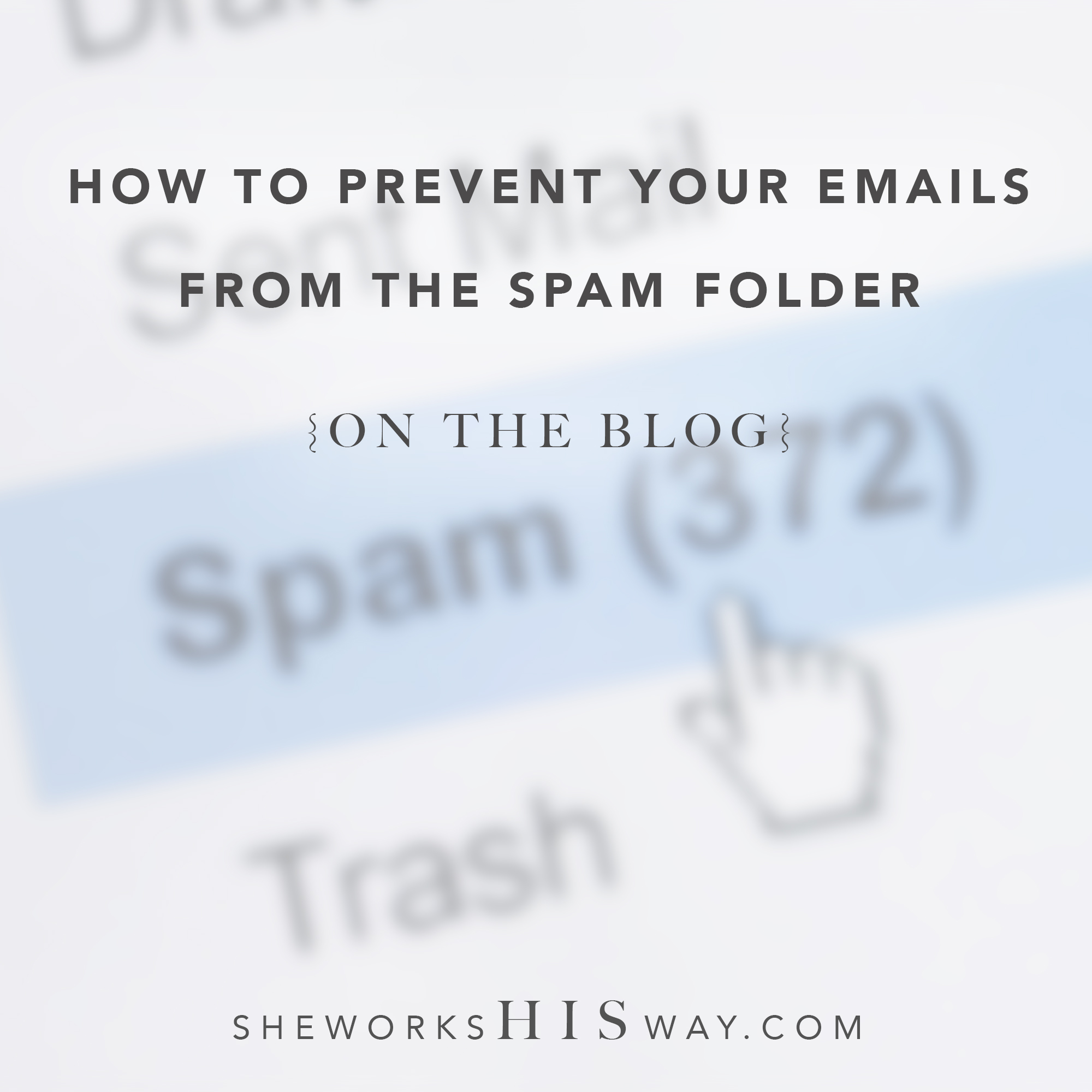 Rachel Blog Emails in Spam Folder